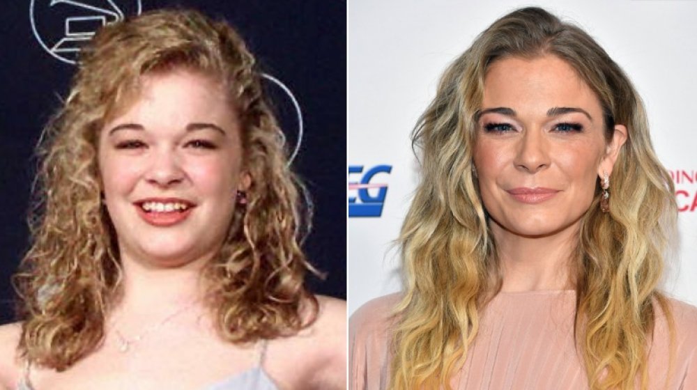 country star LeAnn Rimes then and now