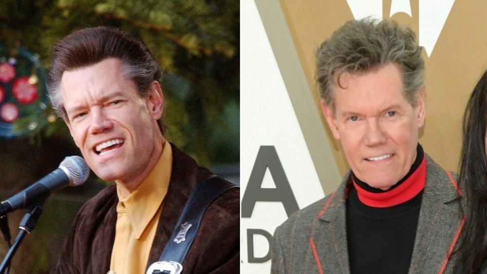 country star Randy Travis then and now