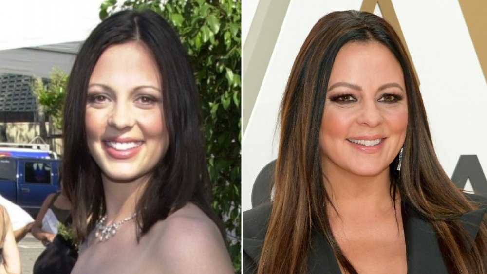 country star Sara Evans then and now