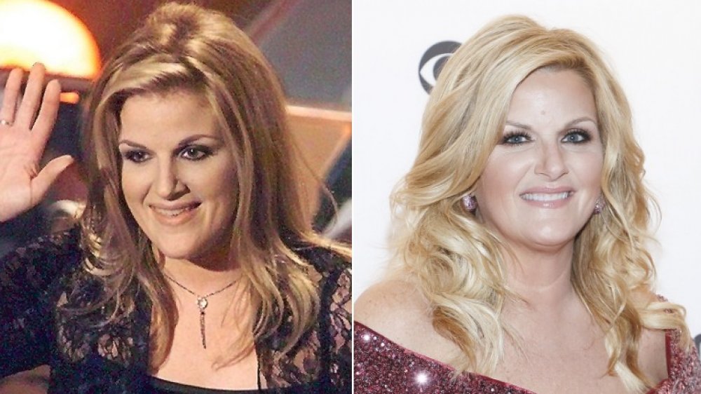 country star Trisha Yearwood then and now