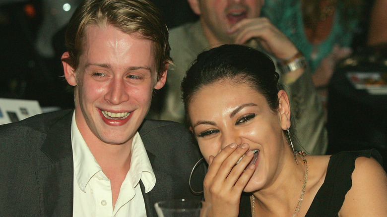 Macaulay Culkin and Mila Kunis