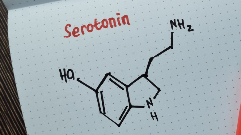 Chemical compound for serotonin