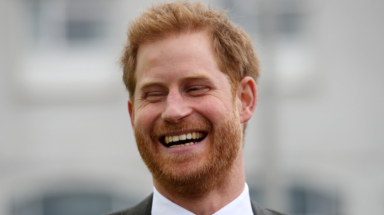 prince harry laughing