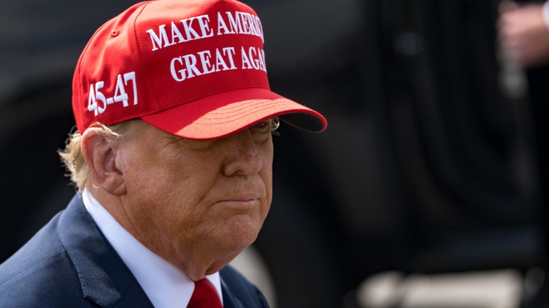 Donald Trump in MAGA hat