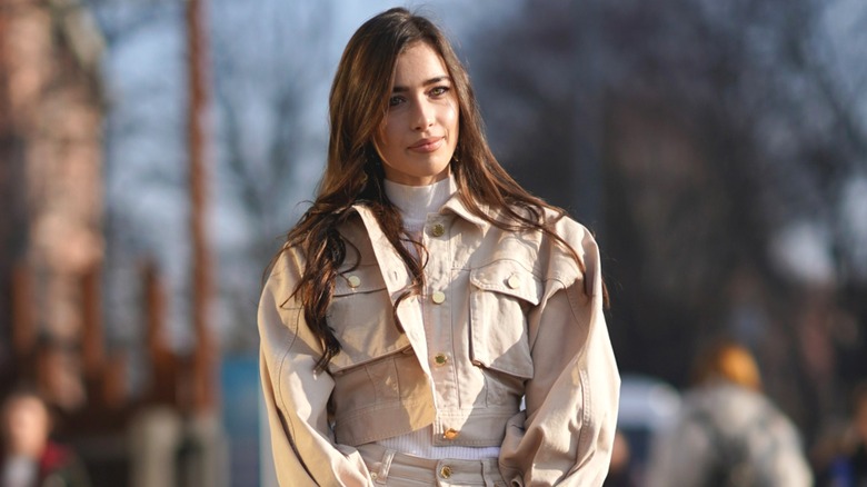 Cropped Jackets Are A Petite Girl Style Staple For Staying Warm On