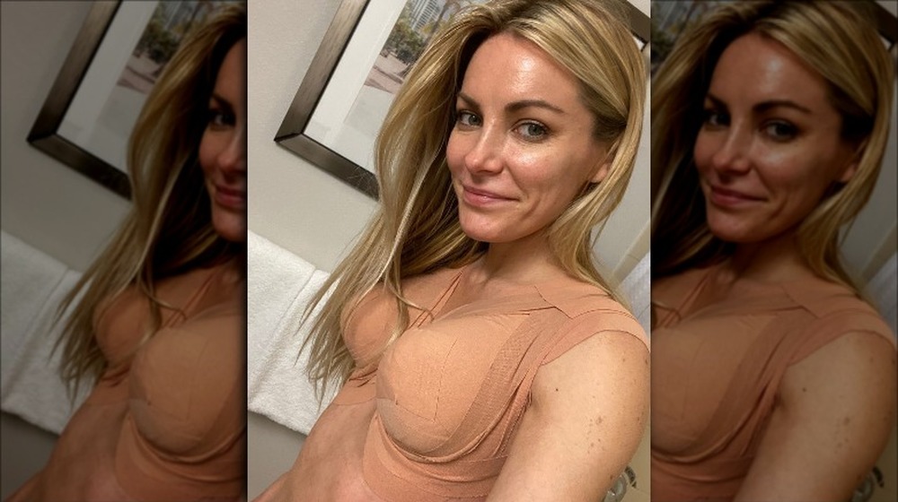 Crystal Hefner post surgery