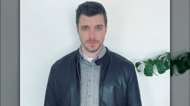 Dan Jeannotte in a leather jacket