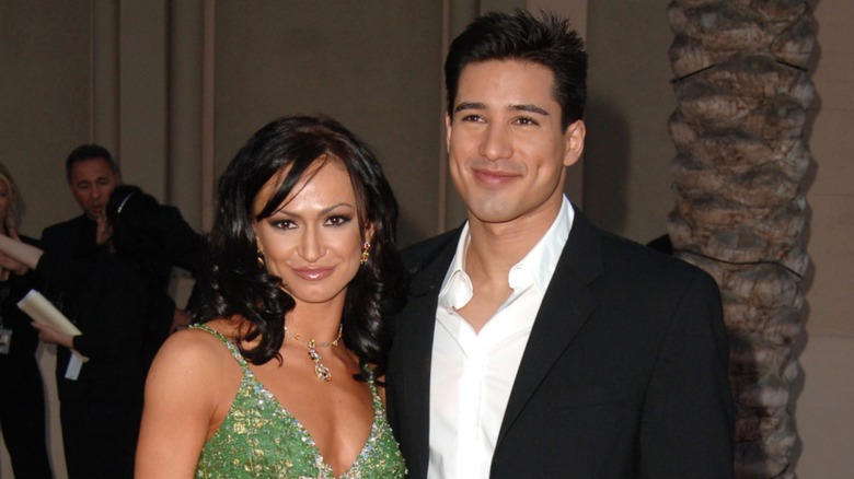 Mario Lopez and Karina Smirnoff