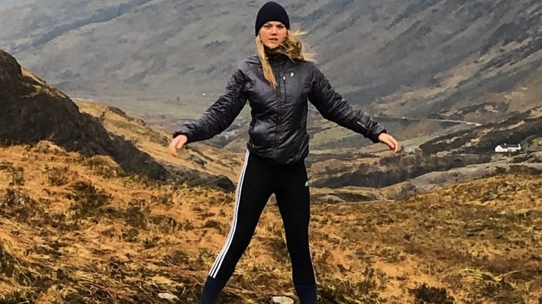 Ella Loudon in the mountains