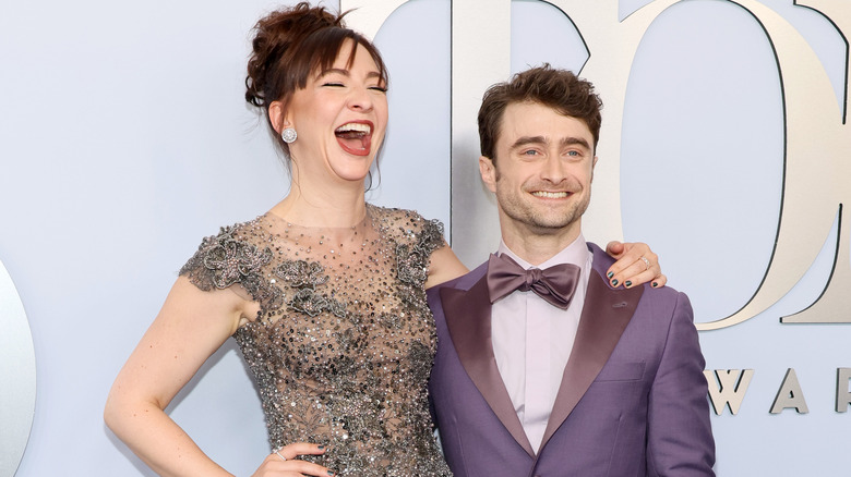 Daniel Radcliffe and Erin Darke laughing