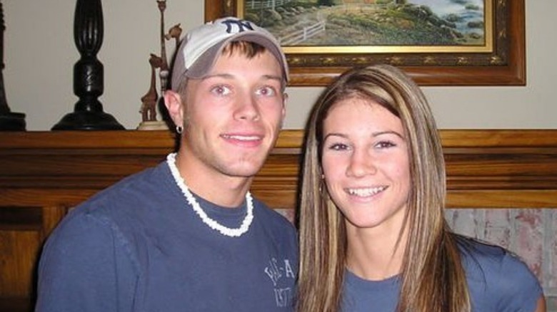 Danielle Busby and Adam Busby smiling