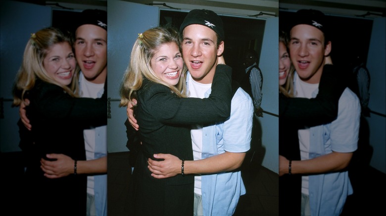 Danielle Fishel pictured with Ben Savage in the '90s