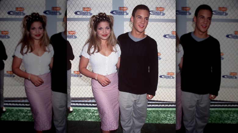 Danielle Fishel and Ben Savage pose for picture