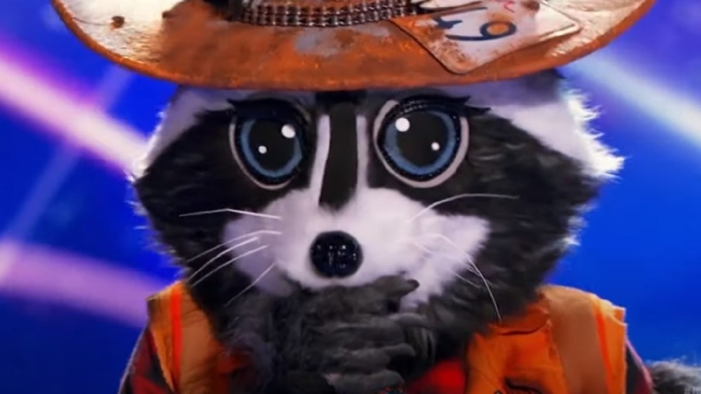 Danny Trejo as the raccoon on Fox's The Masked Singer