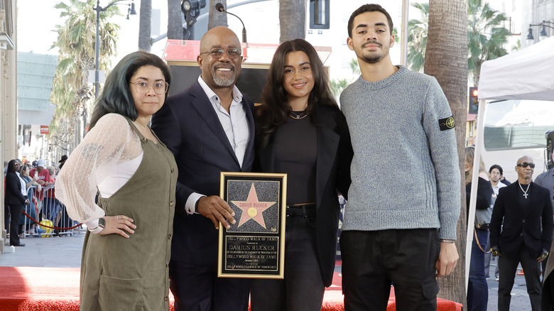 Darius Rucker, Carolyn Rucker, Daniella Rucker, and Jack Rucker smiling