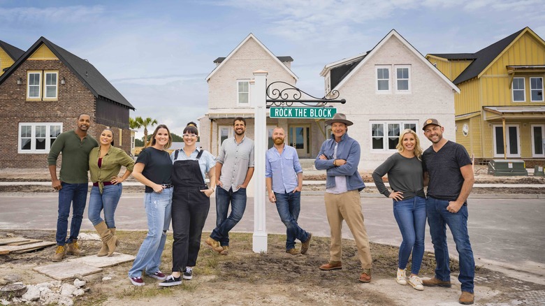 The cast of HGTV Rock The Block