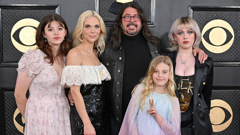 The Grohl family at the Grammys