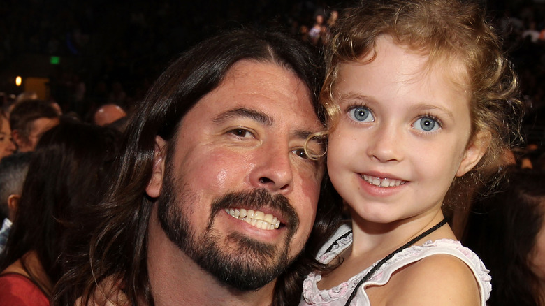 Dave Grohl and Violet Grohl