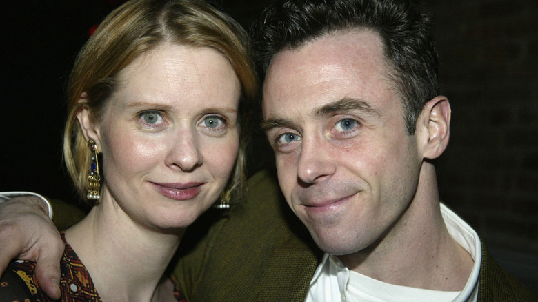 Cynthia Nixon and David Eigenberg in 2003