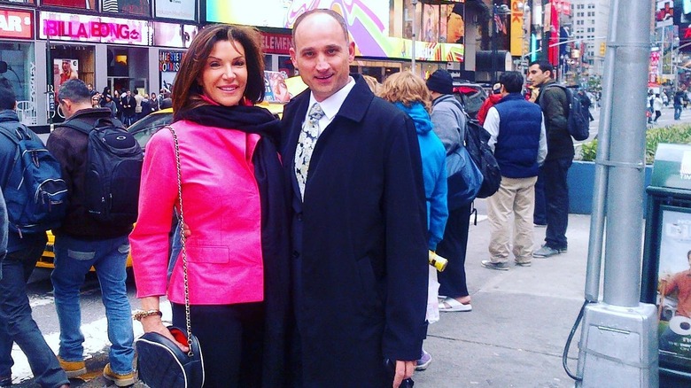 Hilary Farr and David Visentin in New York City 