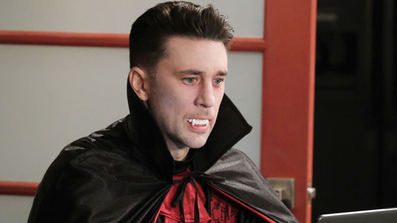 Days of Our Lives' Chad dressed as Dracula