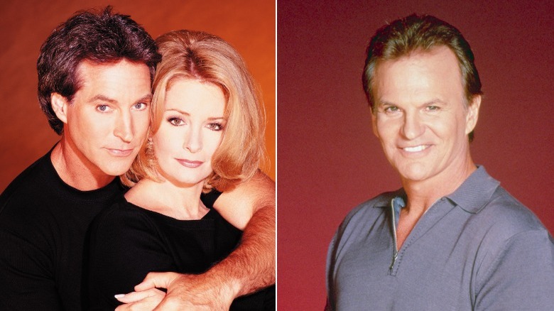 John Black, Marlena Evans, and Roman Brady from Days of Our Lives. 