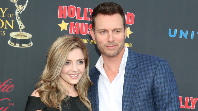 Eric Martsolf and Jen Lilley at event