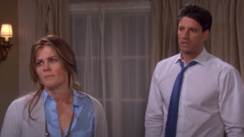 Days of Our Lives characters Sami Brady and EJ DiMera. 