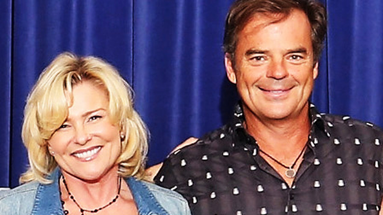 Judi Evans and Wally Kurth attend an event