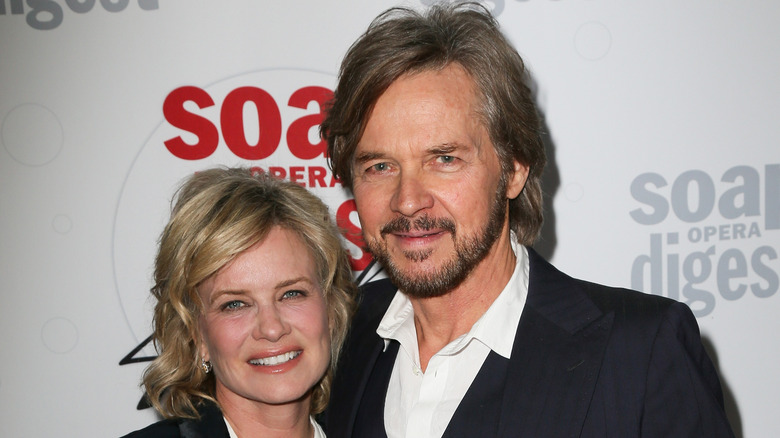 Stephen Nichols and Mary Beth Evans on the red carpet