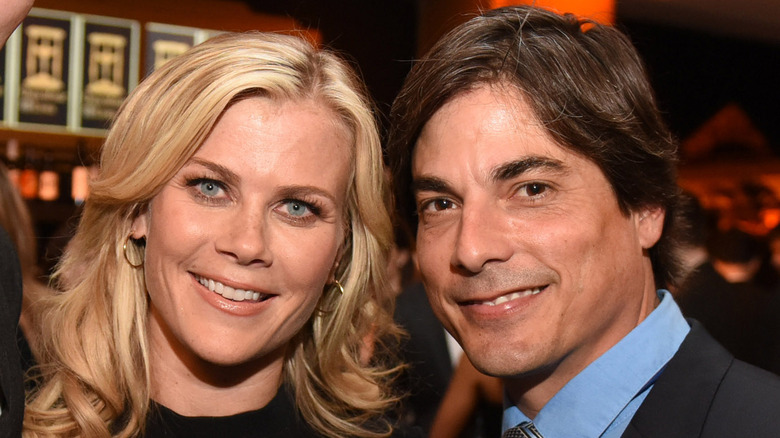 Alison Sweeney and Bryan Dattilo at an event. 