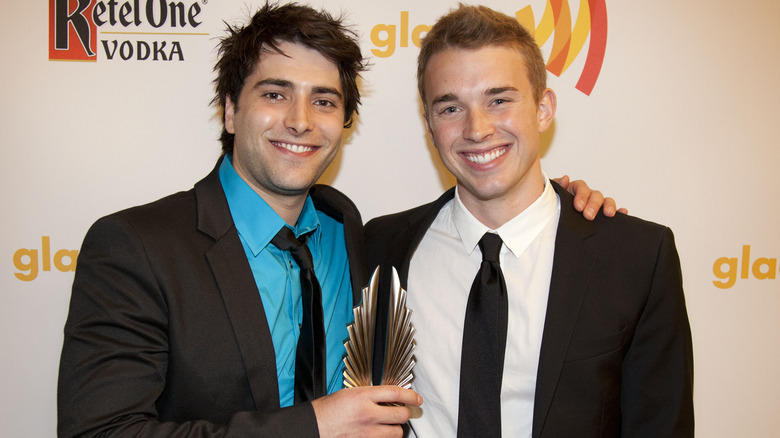 Freddie Smith and Chandler Massey at an event. 