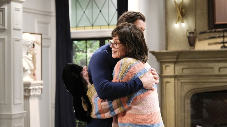 EJ and Susan hugging