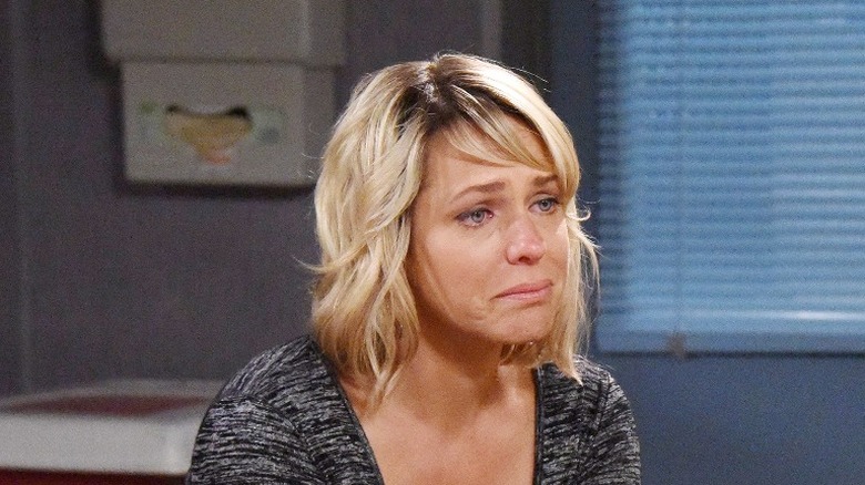 Arianne Zucker crying