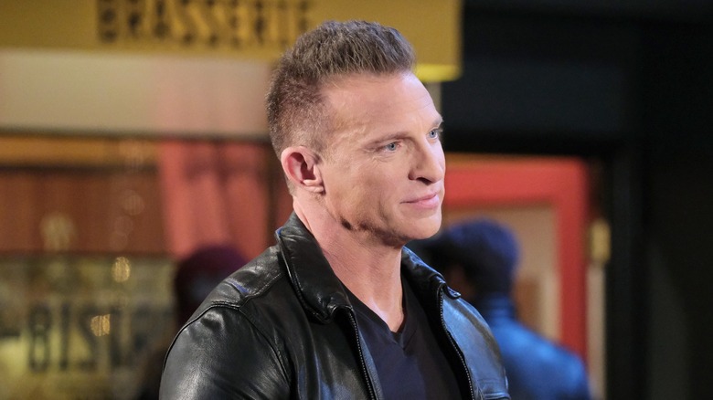 Steve Burton smirking