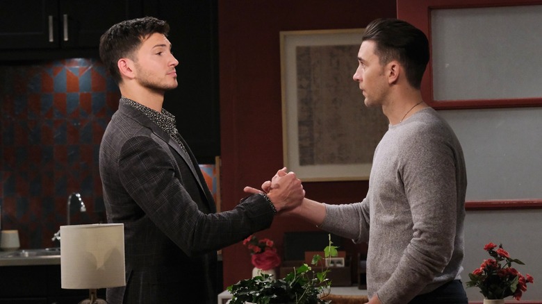 Robert Scott Wilson and Billy Flynn shaking hands