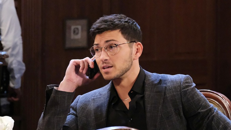 Robert Scott Wilson on the phone