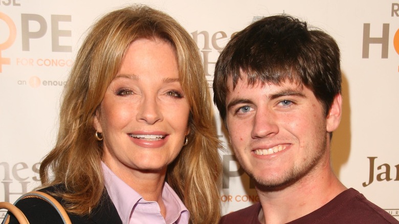 Deidre Hall and her son David at an event. 