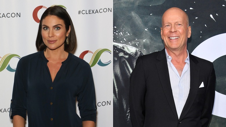 Nadia Bjorlin and Bruce Willis 