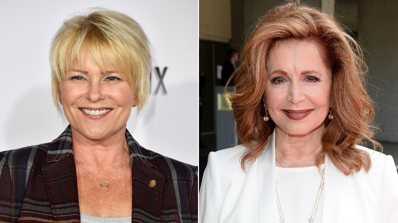 side by side of Judi Evans and Suzanne Rogers 