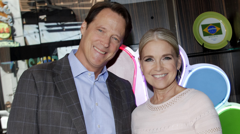 Matthew Ashford and Melissa Reeves smiling