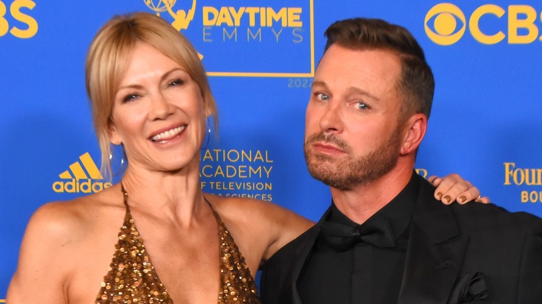 Stacy Haiduk and Eric Martsolf at an event