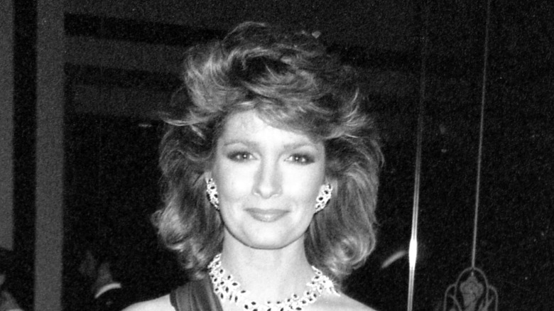 Deidre Hall smiling black/white