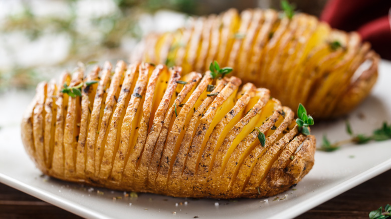 Hasselback potatoes