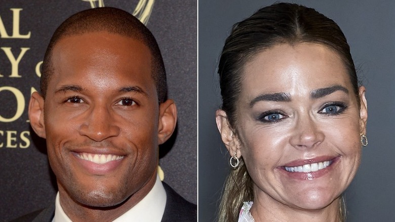 Denise Richards and Lawrence Saint Victor side by side