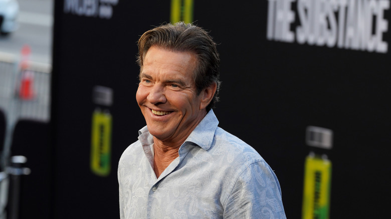 Dennis Quaid smiling