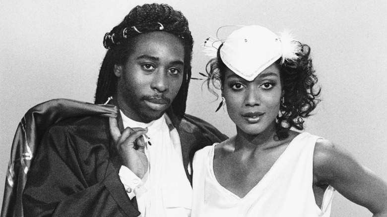 Deon Estus and Amii Stewart in 1986