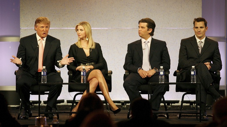 Donald Trump, Ivanka Trump, Donald Trump Jr., and Bill Rancic