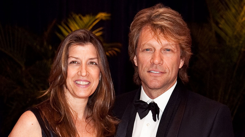 Dorothea Hurley and Jon Bon Jovi smiling