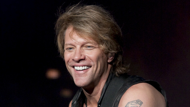 Jon Bon Jovi smiling